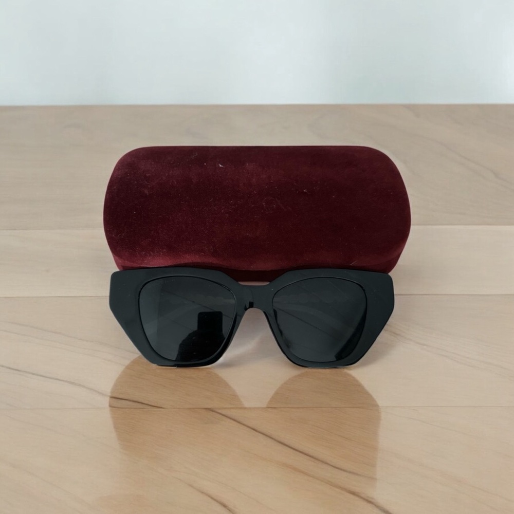 Gucci Black Cat-Eye Women’s Sunglasses